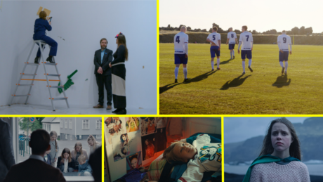 Collage of Icelandic Films in competition in Nordisk Panorama 2023.